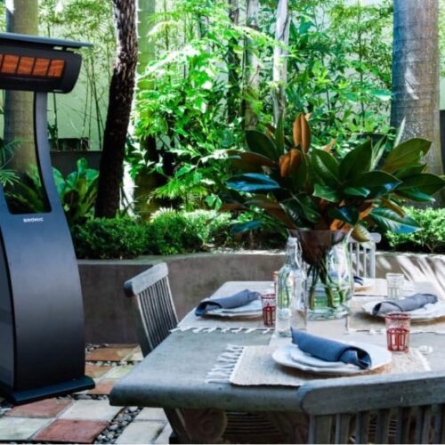 Restaurant Patio Outdoor Radiant Heater - Tungsten Portable