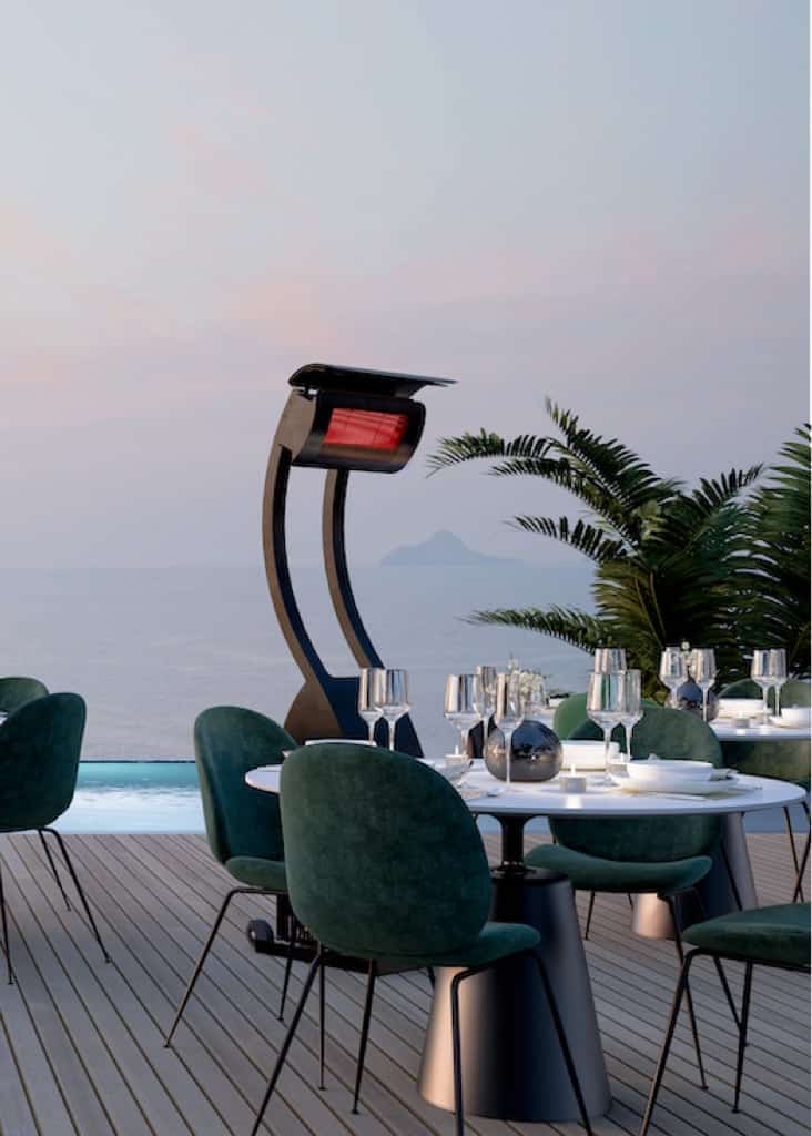 Restaurant Outdoor Heaters - Bromic Tungsten Portable Gas Heater