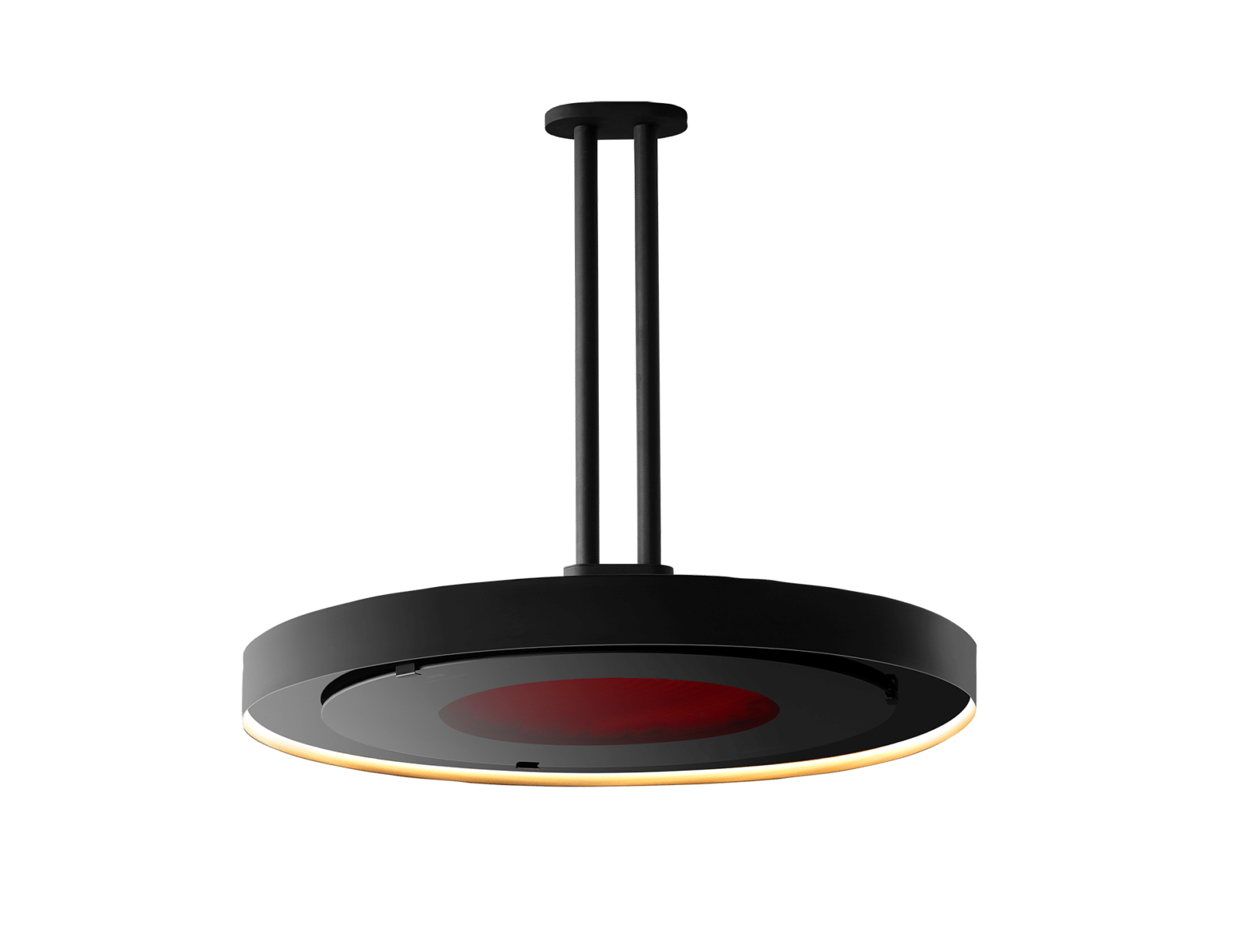 Bromic Eclipse Smart-Heat Electric Pendant 24 Inch Twin Pole