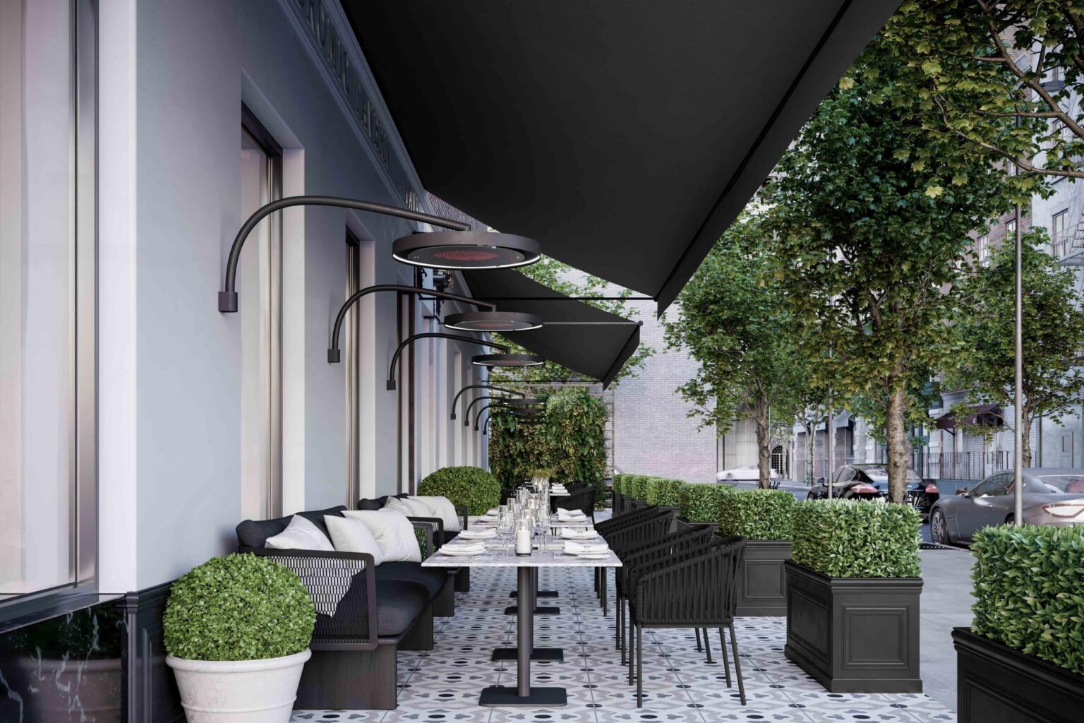 Official Bromic Heating Eclipse Wall Mount Pole