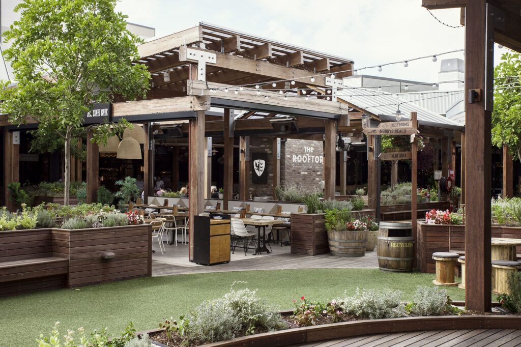Outdoor Seating Area at Sydney Restaurant