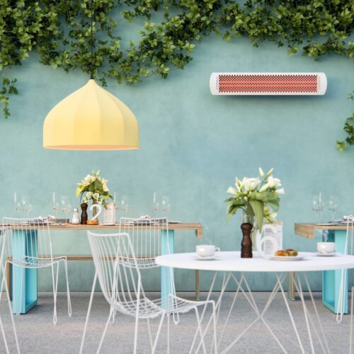 Bromic Patio Heaters - Tungsten Electric Wall Mounted in White
