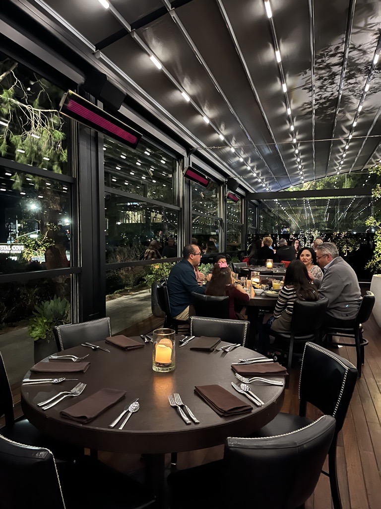 Restaurant Patio Heater Platinum Electric – Javier’s, Newport Beach