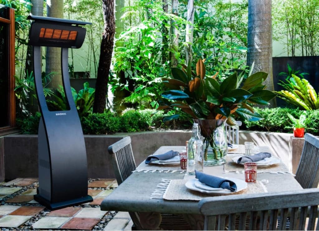 Restaurant Patio Outdoor Radiant Heater - Tungsten Portable