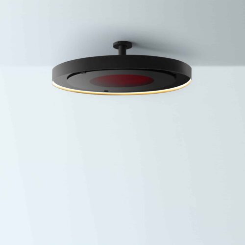 Bromic Eclipse Smart-Heat Electric Pendant 8 Inch Straight Pole