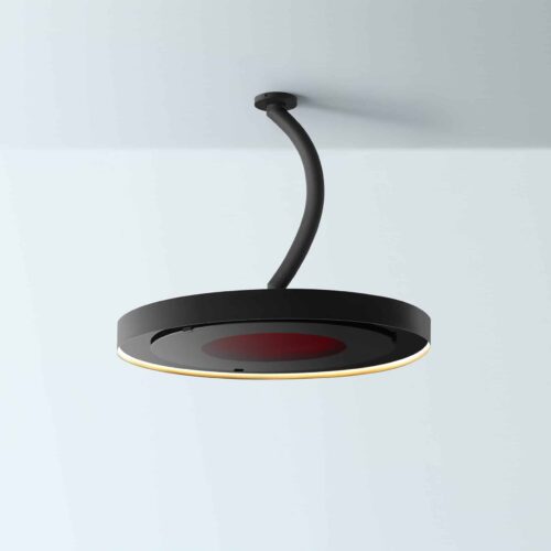 Bromic Eclipse Smart-Heat Electric Pendant Curve Pole