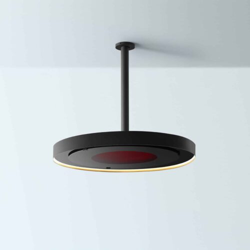 Bromic Eclipse Smart-Heat Electric Pendant 24 Inch Straight Pole